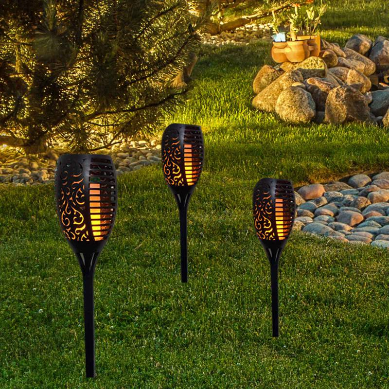 Solar Flame Torch Light LED Outdoor Lamp