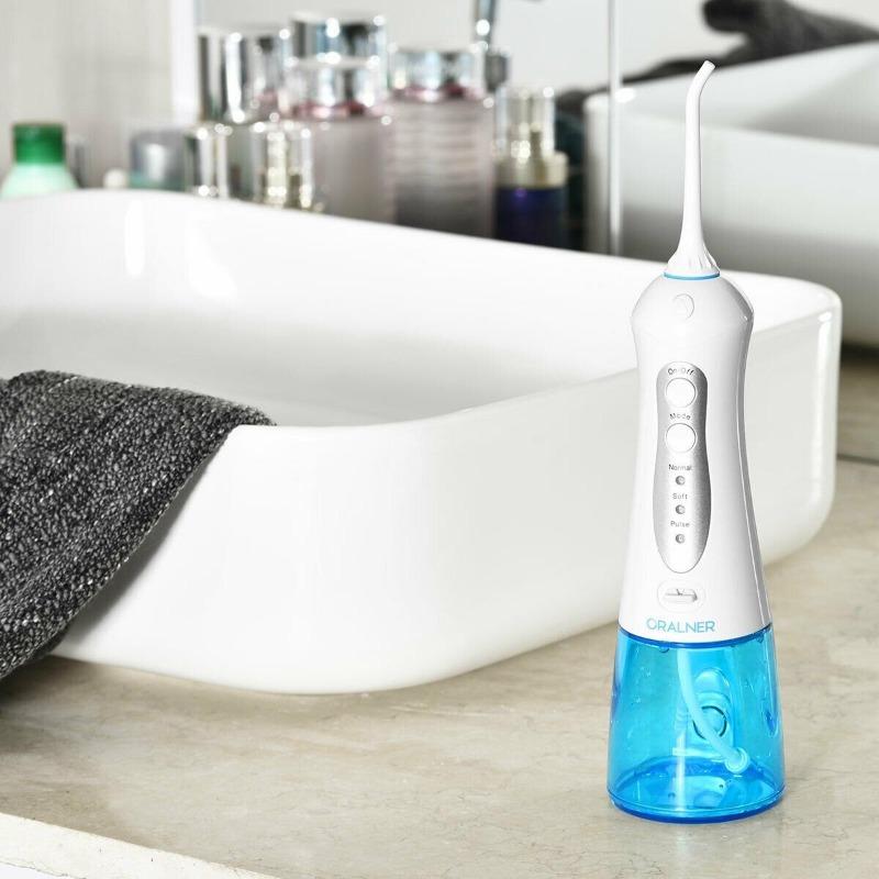 Rechargeable Portable Water Dental Flossers with 2 Nozzle