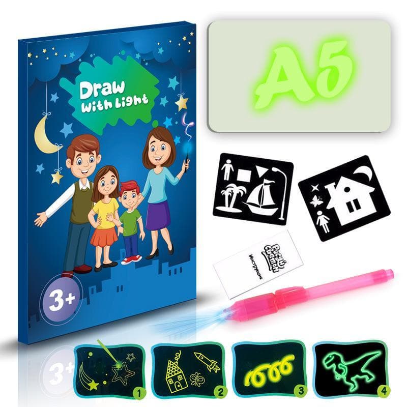 Magic Light-Up Pen & Drawing Board For Kids