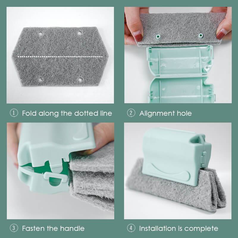 Magic Window Groove Cleaning Brush